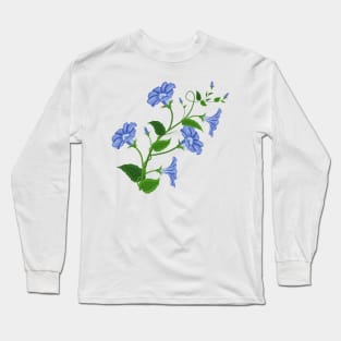 Morning Glory Flowers Long Sleeve T-Shirt